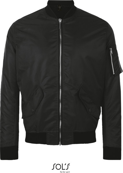 Bomber Jacket Fashion SOL'S | Rebel - Black / M