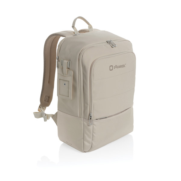 Sac à dos ordinateur 15,6" en rPET AWARE™ Armond - Beige