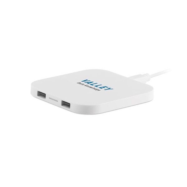 Unipad wireless charging pad, 5W output - White