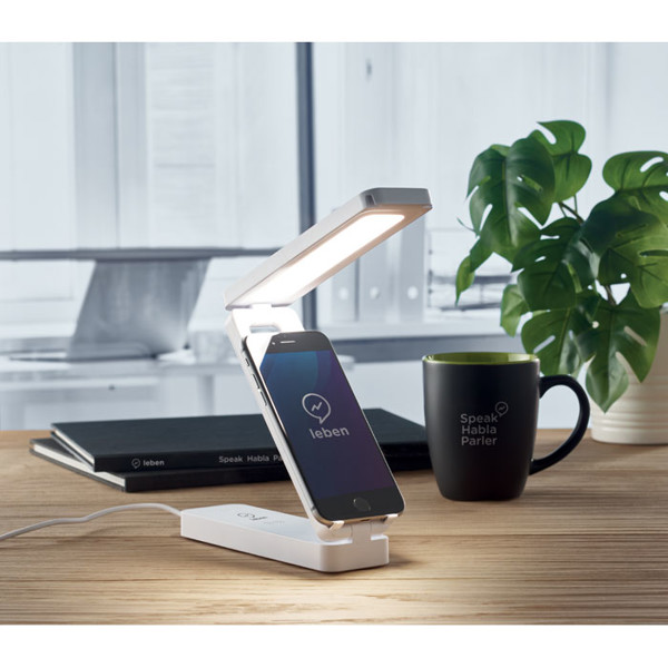 Lamp and wireless charger 10W Espurna