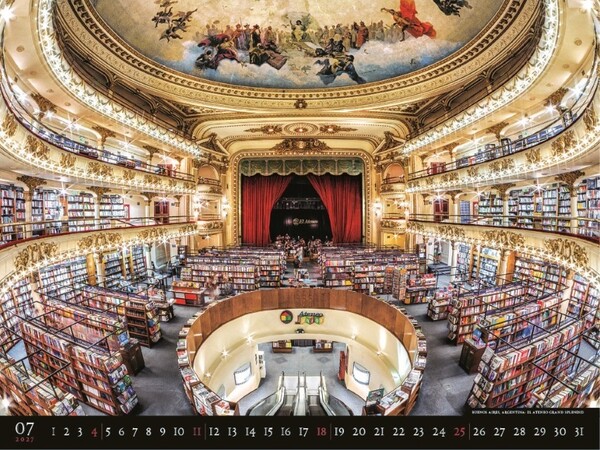 Nástenný Kalendár Bibliotheca 2027