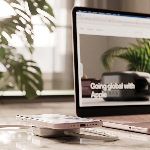 Zens Oplaadkabel USB-C naar USB-C Pro 2 - Wit