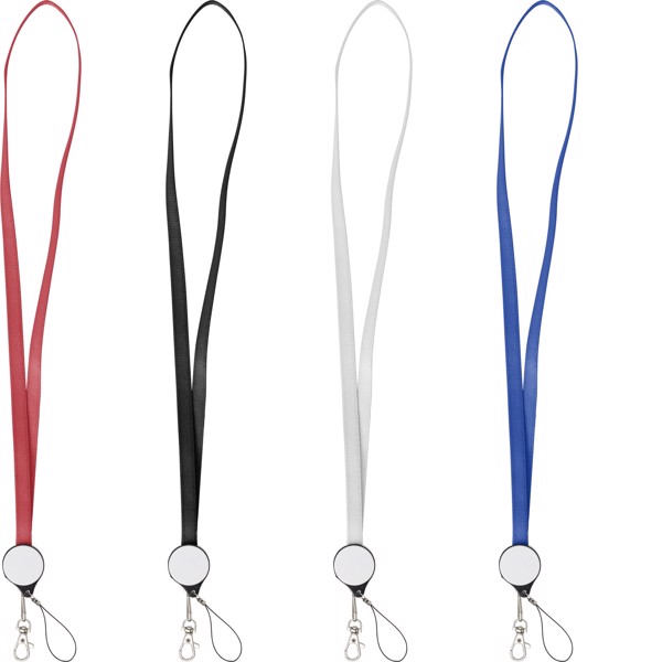 Lanyard 2-em-1 ABS Romario - Black