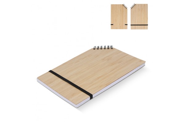 Notebook bamboo corner band A5