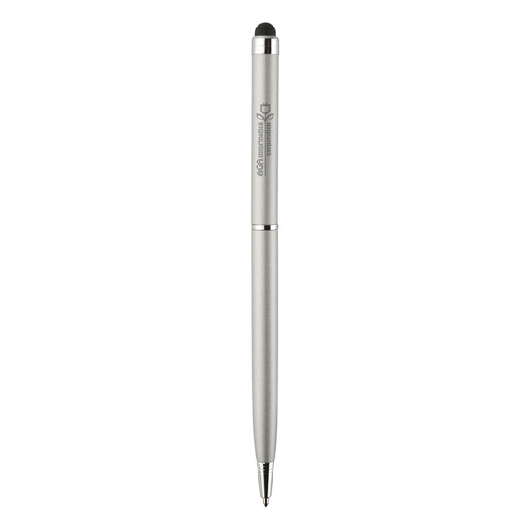 Sleek Stylus Matte Pen - Argent