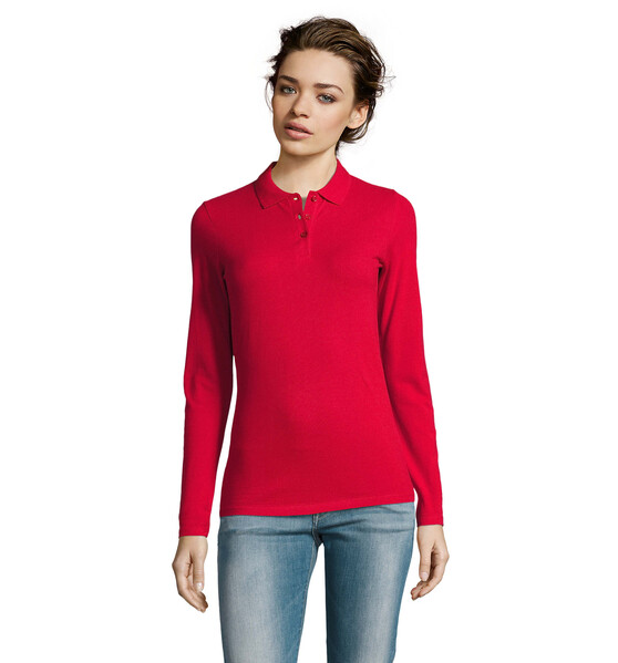 PERFECT SENHORA LSL POLO180 Perfect Lsl Women - VermelhoS