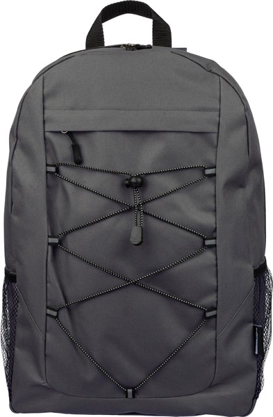 rPET polyester( 600D) hiking-rugzak Jari - grijs