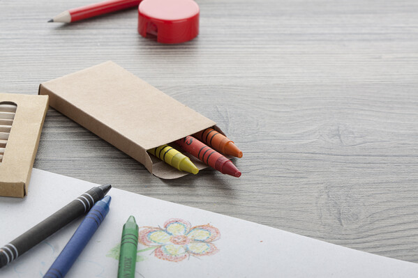 Set de 6 pastels de couleurs Liddy