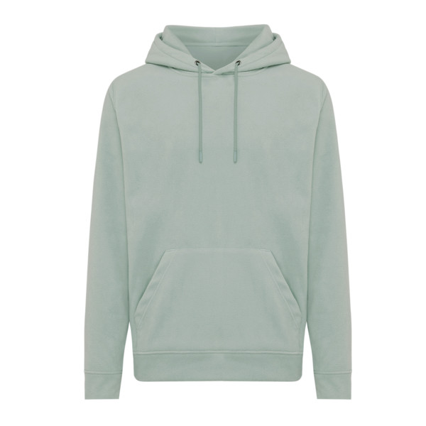 Iqoniq Trivor recycled polyester microfleece hoodie - Iceberg Green / XS