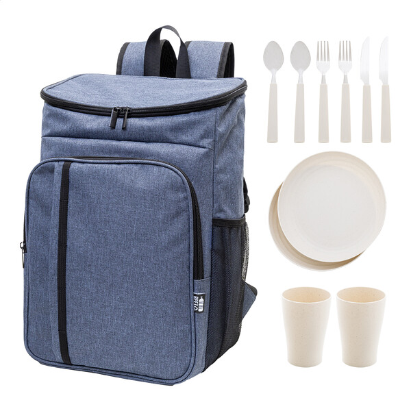 Sac À Dos Pique-Nique Isotherme En Rpet Duonic - Bleu Foncé