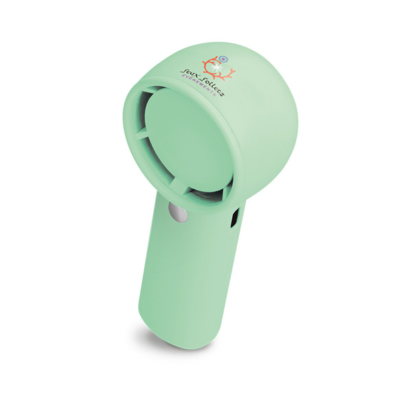 PORTABLE RECHARGEABLE FAN - Blanc / 