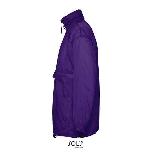 Dark purple windbreaker sale