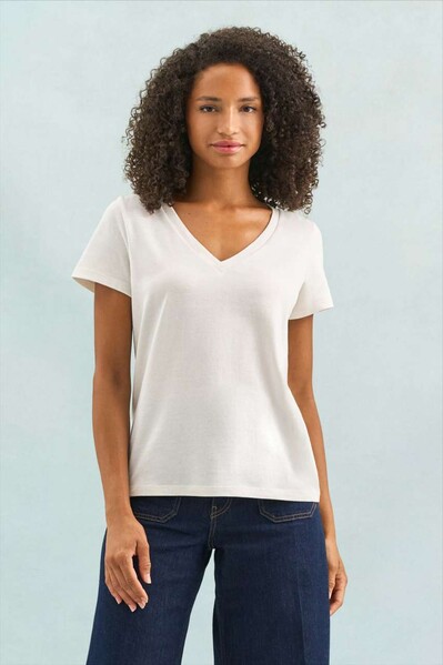 Sol's Regent V Women - V-Neck T-Shirt - White / L