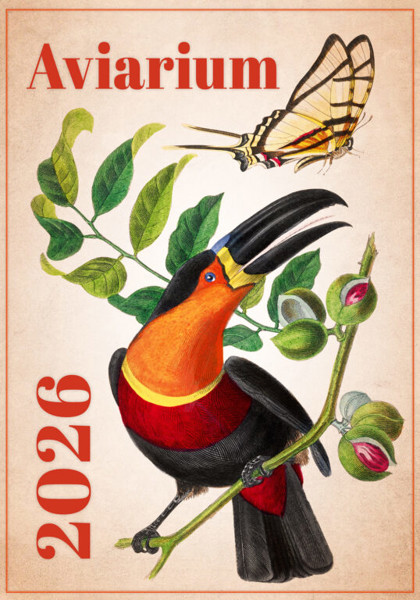 Nástěnný kalendář Aviarium 2026