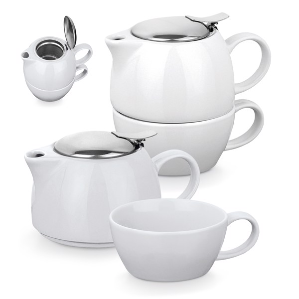 PS - COLE. Porcelain tea set 2 in 1