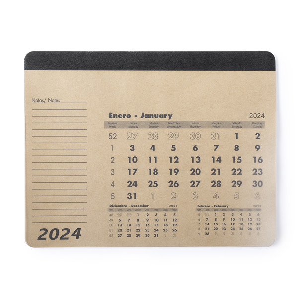 Tapis Souris Calendrier Flen