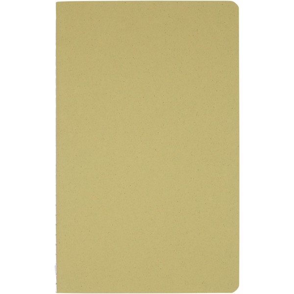 Carnet Fabia à couverture en papier Crush - Olive