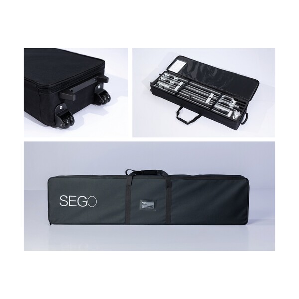 Expositor LED Dupla Face Tool Free Stand com impressão incluída - 1000 × 2500