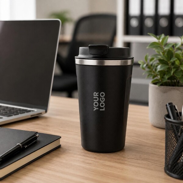 Travel mug Sofia | 380 ml - black