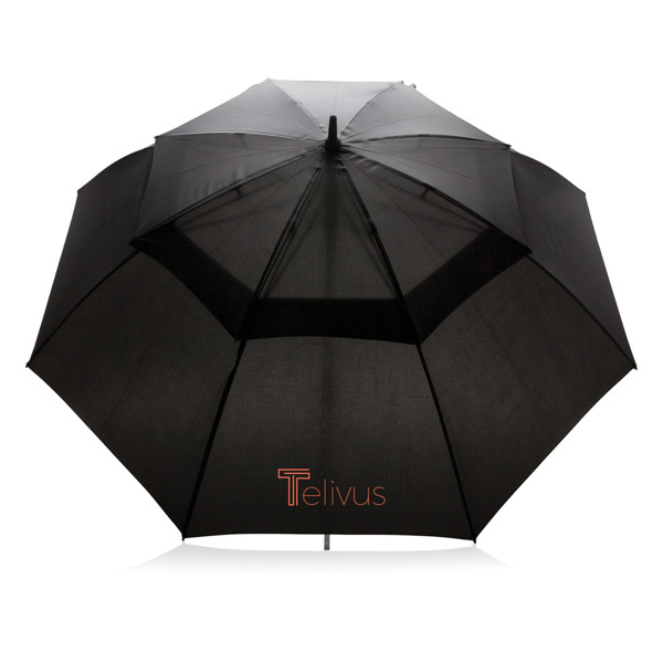 Swiss Peak AWARE™ Tornado 30" stormparaply, sort