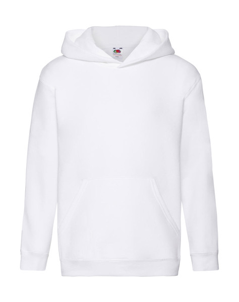 Kids Premium Hooded Sweat - White / 128 (7-8)