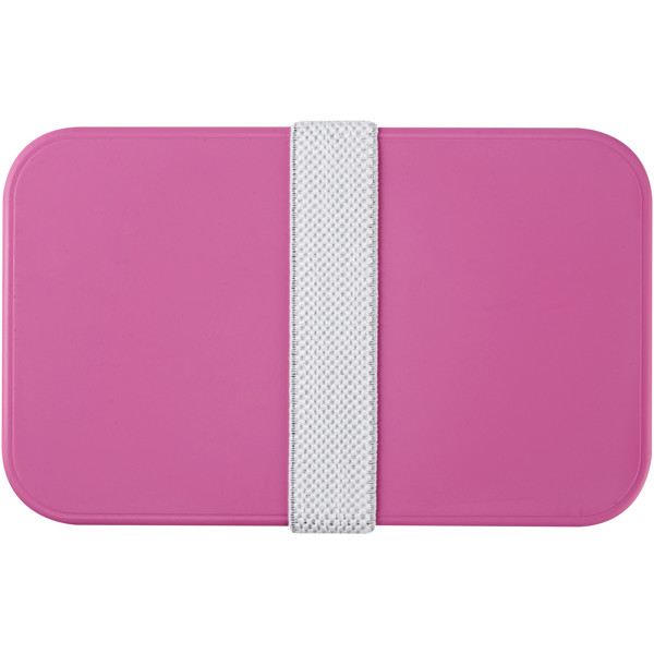 MIYO double layer lunch box - Pink / White / White