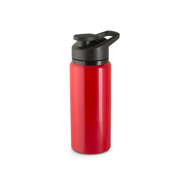 SHAWN. Športová z 100% recyklovanej hliníková fľaša 660 mL - Červená