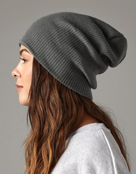 Slouch Beanie - Black / ONE SIZE