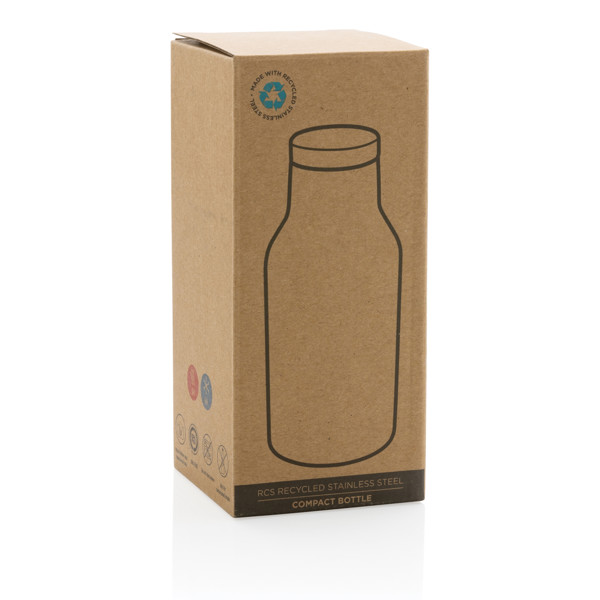 Bouteille isotherme compacte 300ml en acier inoxydable recyc - Bleu