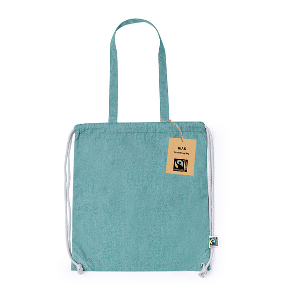 Bolsa Mochila Riak Fairtrade - Negro
