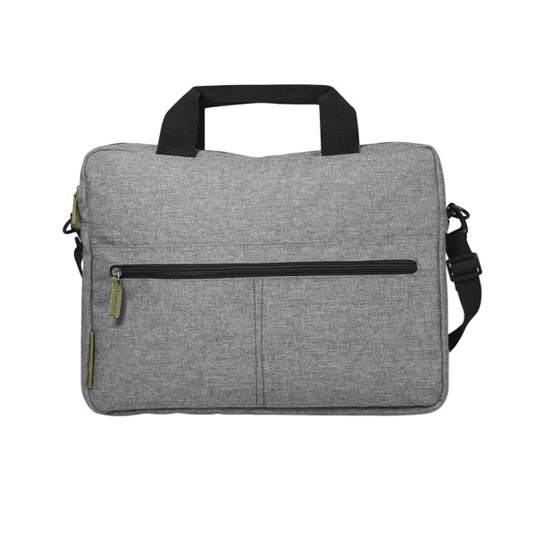 Computer bag BIZZY - GREY/GREEN