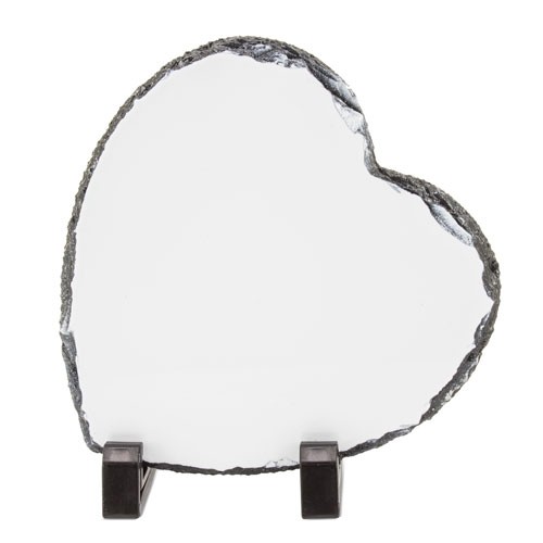 PORTA FOTOS DE PIZARRA CORAZÓN