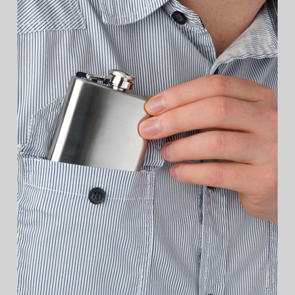 Metal Hip Flask Fresno 104 ml