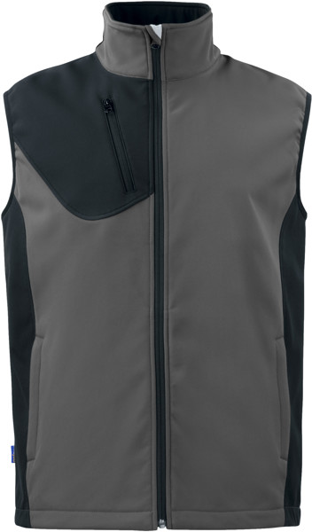 Workwear Softshell Vest ProJob | 3702 Softshellvest - Grey / XS
