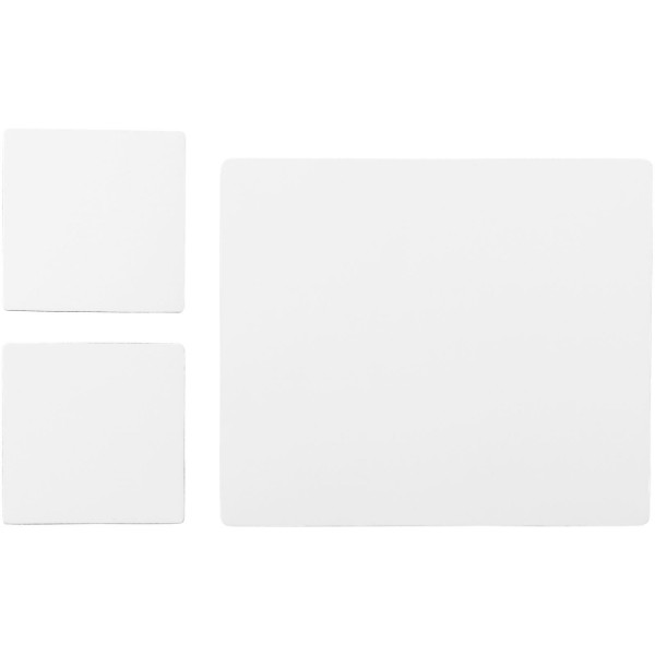 Q-Mat® Mousepad- und Untersetzer-Set 3