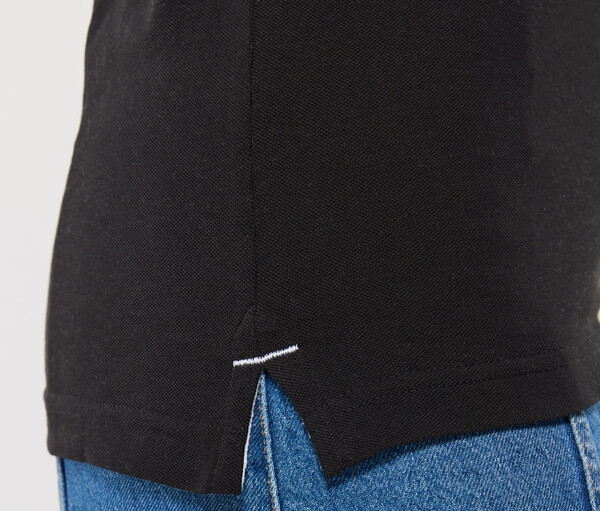 Polo femme boutons contrastés - NAVY / RED / S