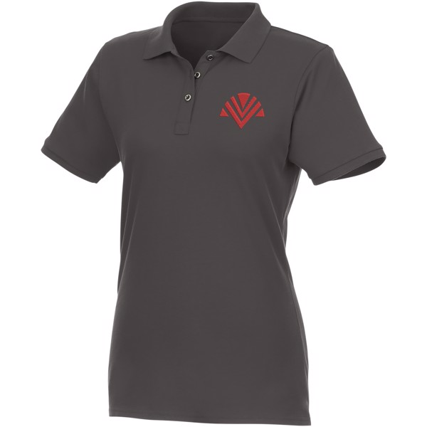 Polo bio recyclé manches courtes femme Beryl - Gris storm / M