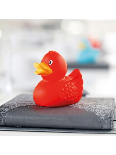 Natural rubber duck, classic - Red