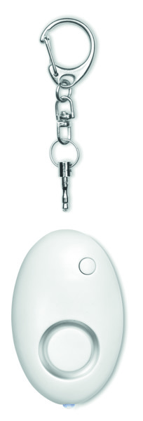 Portachiavi con allarme Alarmy - Bianco