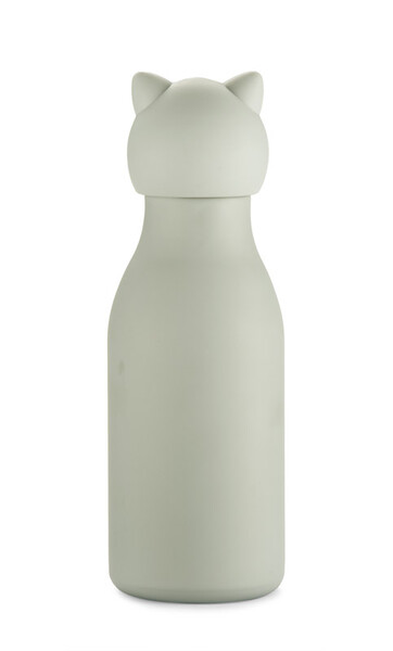ANIMI Insulated Bottle – Dinosaur 400 ml - grey