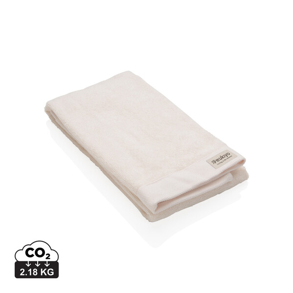Ukiyo bath towel 50x100cm, 500 gsm - White