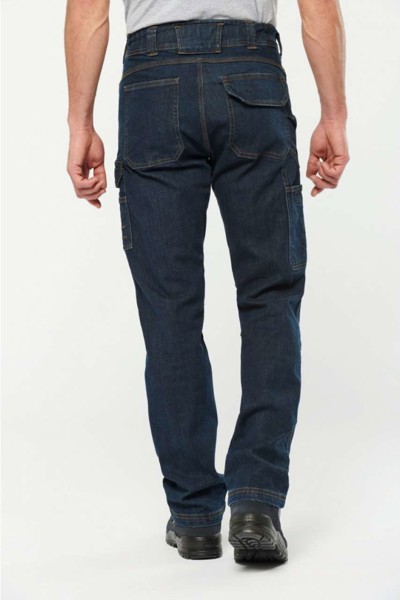 Men's Multipocket Denim Trousers - 36