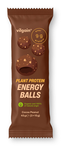 Vilgain Plant Protein Energy Balls BIO kakao