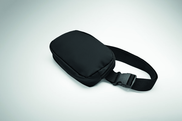 Waist bag in 210D polyester Korovin Waist - Black