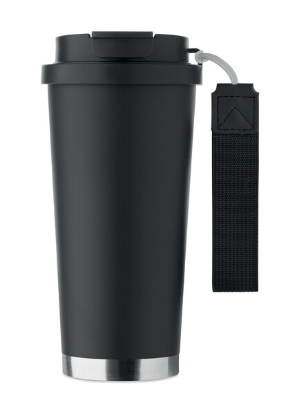 Double wall tumbler 500ml Topaz Large - Black
