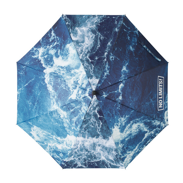 All-over printed ⌀122cm/27″ storm umbrella with hard plastic handle - Full colour