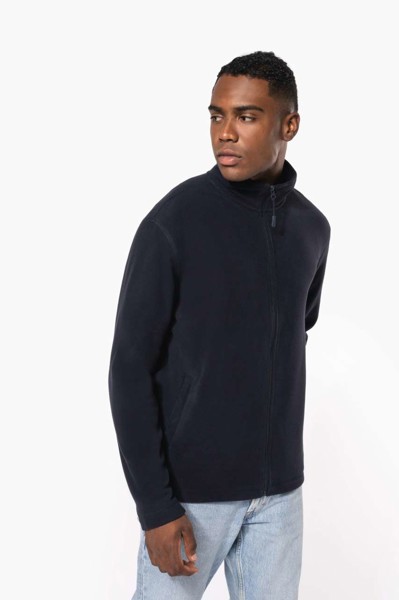 Full Zip Microfleece Jacket - Black / L