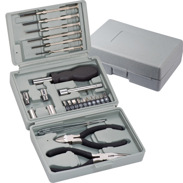 STEPHANIE Set scule de 25 piese - Silvergrey
