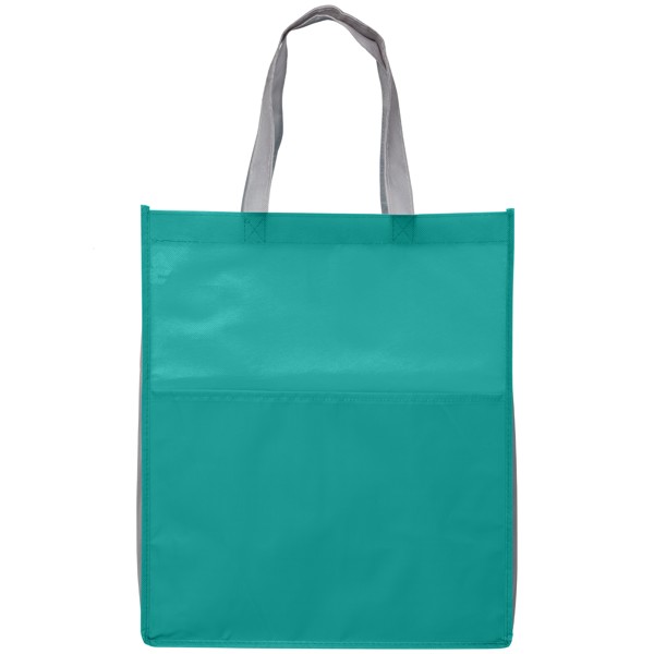 Rome - Non-Woven rPET Tote Bag - Teal / Silkscreen