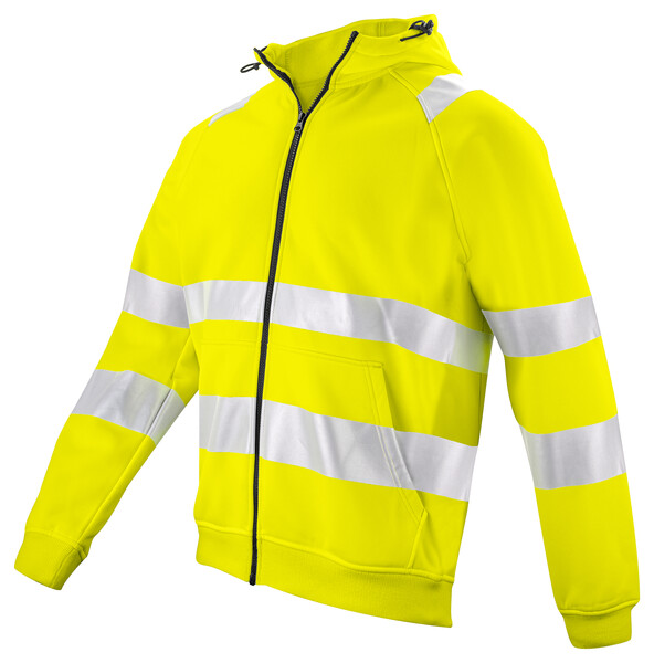 6132 SIGNALISATIE HOODIE YELLOW/BLACK XXL